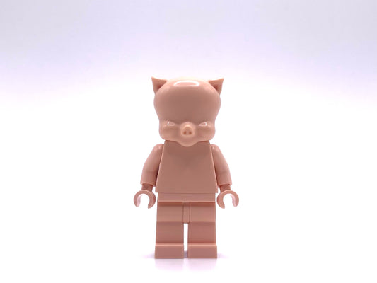 Monochrome Light Nougat Porkie Figure