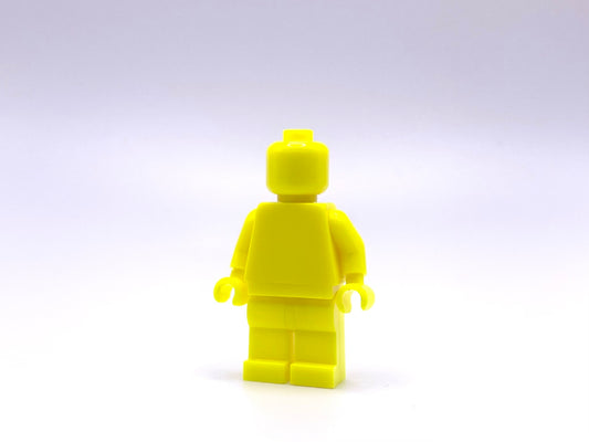 Monochrome Neon Yellow Figure