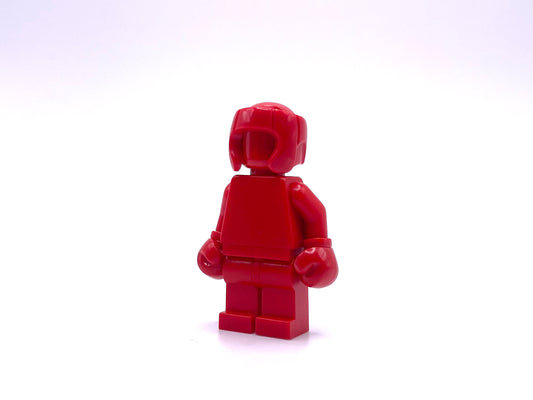 Monochome Red Boxer Figure